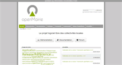 Desktop Screenshot of openmairie.org
