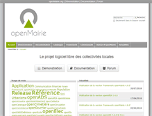 Tablet Screenshot of openmairie.org